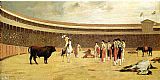 Jean-Leon Gerome Bull and Picador painting